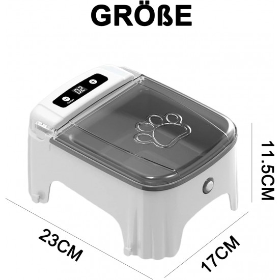 Automatic Cat Feeder with Timer Switch and Safe and Energy-Saving Functions for Cats and Dogs, Large Capacity Automatic Cat Feeder with Timer Switch and Safe and Energy-Saving Functions for Cats and Dogs, Large Capacity