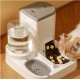 Automatic Cat Food & Water Dispenser (2.2L + 1L) - 2-in-1 Combination with Stainless Steel Bowl - Hygienic & Practical Automatic Cat Food & Water Dispenser (2.2L + 1L) - 2-in-1 Combination with Stainless Steel Bowl - Hygienic & Practical