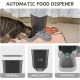 Automatic Cat Food Dispenser, 2-in-1 Removable Gravity Food and Water Dispenser for Cats and Small Dogs (Grey) Automatic Cat Food Dispenser, 2-in-1 Removable Gravity Food and Water Dispenser for Cats and Small Dogs (Grey)