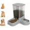 Automatic Cat Food Dispenser, 2-in-1 Removable Gravity Food and Water Dispenser for Cats and Small Dogs (Grey) Automatic Cat Food Dispenser, 2-in-1 Removable Gravity Food and Water Dispenser for Cats and Small Dogs (Grey)