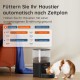 Automatic Cat Food Dispenser, 4L WiFi Cat Feeder with App Control for Slow Feeding, 10 Second Voice Recording, 1-10 Meals a Day for Cats and Dogs