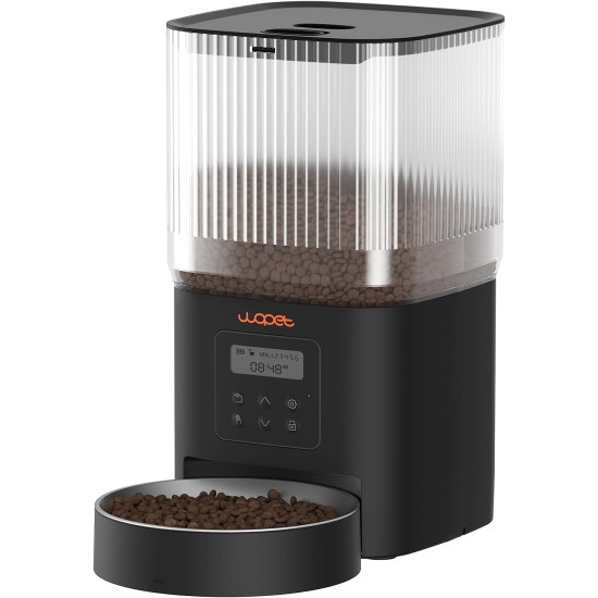 Automatic Cat Food Dispenser, 4L WiFi Cat Feeder with App Control for Slow Feeding, 10 Second Voice Recording, 1-10 Meals a Day for Cats and Dogs Automatic Cat Food Dispenser, 4L WiFi Cat Feeder with App Control for Slow Feeding, 10 Second Voice Recording, 1-10 Meals a Day for Cats and Dogs