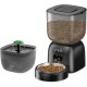 Automatic Cat and Cat Fountain Combo, 180 Days Long Battery Life, Easy to Clean, 10S Voice Prompt, 3L Cat Feeder and 2L Cat Fountain Automatic Cat and Cat Fountain Combo, 180 Days Long Battery Life, Easy to Clean, 10S Voice Prompt, 3L Cat Feeder and 2L Cat Fountain
