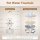 Automatic Cat and Cat Fountain Combo, 180 Days Long Battery Life, Easy to Clean, 10S Voice Prompt, 3L Cat Feeder and 2L Cat Fountain Automatic Cat and Cat Fountain Combo, 180 Days Long Battery Life, Easy to Clean, 10S Voice Prompt, 3L Cat Feeder and 2L Cat Fountain