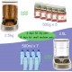 Automatic Dog Cat Feeder Water Dispenser Feeder and Water Dispenser 3.8L 2 in 1 Cat Food Water Dispenser for Small Medium Large Pets (Gold) Automatic Dog Cat Feeder Water Dispenser Feeder and Water Dispenser 3.8L 2 in 1 Cat Food Water Dispenser for Small Medium Large Pets (Gold)