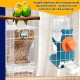 Automatic Feeder Birds and Water Dispenser Transparent Acrylic Bird Feeder and Bird Water Dispenser Bird Cage, Cage Accessories for Birds, Parrots, Canaries (Orange) Automatic Feeder Birds and Water Dispenser Transparent Acrylic Bird Feeder and Bird Water Dispenser Bird Cage, Cage Accessories for Birds, Parrots, Canaries (Orange)