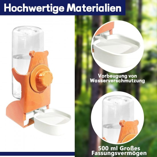 Automatic Feeder Birds and Water Dispenser Transparent Acrylic Bird Feeder and Bird Water Dispenser Bird Cage, Cage Accessories for Birds, Parrots, Canaries (Orange) Automatic Feeder Birds and Water Dispenser Transparent Acrylic Bird Feeder and Bird Water Dispenser Bird Cage, Cage Accessories for Birds, Parrots, Canaries (Orange)