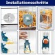 Automatic Feeder Birds and Water Dispenser Transparent Acrylic Bird Feeder and Bird Water Dispenser Bird Cage, Cage Accessories for Birds, Parrots, Canaries (Orange) Automatic Feeder Birds and Water Dispenser Transparent Acrylic Bird Feeder and Bird Water Dispenser Bird Cage, Cage Accessories for Birds, Parrots, Canaries (Orange)