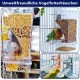 Automatic Feeder Birds and Water Dispenser Transparent Acrylic Bird Feeder and Bird Water Dispenser Bird Cage, Cage Accessories for Birds, Parrots, Canaries (Orange) Automatic Feeder Birds and Water Dispenser Transparent Acrylic Bird Feeder and Bird Water Dispenser Bird Cage, Cage Accessories for Birds, Parrots, Canaries (Orange)