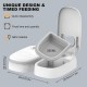 Automatic Feeder, Pet Food Bowl for Cats, Dogs with Timer, for Dry or Semi-Wet Food, 48 Hours Timer (Single Box) Automatic Feeder, Pet Food Bowl for Cats, Dogs with Timer, for Dry or Semi-Wet Food, 48 Hours Timer (Single Box)