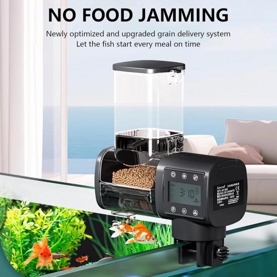 Automatic Fish Feeder 500 ml Large Capacity Fish Food Aquarium Battery Operated Fish Feeder with Timer Aquarium Accessories for Fish Tank, 3 AA Batteries Not Included Automatic Fish Feeder 500 ml Large Capacity Fish Food Aquarium Battery Operated Fish Feeder with Timer Aquarium Accessories for Fish Tank, 3 AA Batteries Not Included