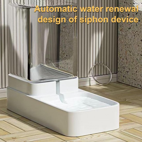 Automatic Food and Water Dispenser for Dogs, Cats - Automatic Cat Feeder | Without Electricity, Travel Feeder Cat Water Dispenser | For Small, Medium and Large Pets Automatic Food and Water Dispenser for Dogs, Cats - Automatic Cat Feeder | Without Electricity, Travel Feeder Cat Water Dispenser | For Small, Medium and Large Pets