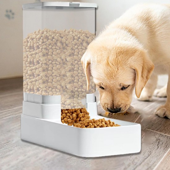 Automatic Food and Water Dispenser for Dogs, Cats - Automatic Cat Feeder | Without Electricity, Travel Feeder Cat Water Dispenser | For Small, Medium and Large Pets Automatic Food and Water Dispenser for Dogs, Cats - Automatic Cat Feeder | Without Electricity, Travel Feeder Cat Water Dispenser | For Small, Medium and Large Pets
