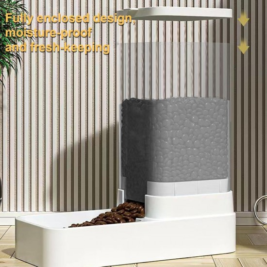 Automatic Food and Water Dispenser for Dogs, Cats - Automatic Cat Feeder | Without Electricity, Travel Feeder Cat Water Dispenser | For Small, Medium and Large Pets Automatic Food and Water Dispenser for Dogs, Cats - Automatic Cat Feeder | Without Electricity, Travel Feeder Cat Water Dispenser | For Small, Medium and Large Pets