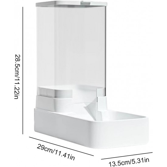 Automatic Food and Water Dispenser for Dogs, Cats - Automatic Cat Feeder | Without Electricity, Travel Feeder Cat Water Dispenser | For Small, Medium and Large Pets Automatic Food and Water Dispenser for Dogs, Cats - Automatic Cat Feeder | Without Electricity, Travel Feeder Cat Water Dispenser | For Small, Medium and Large Pets