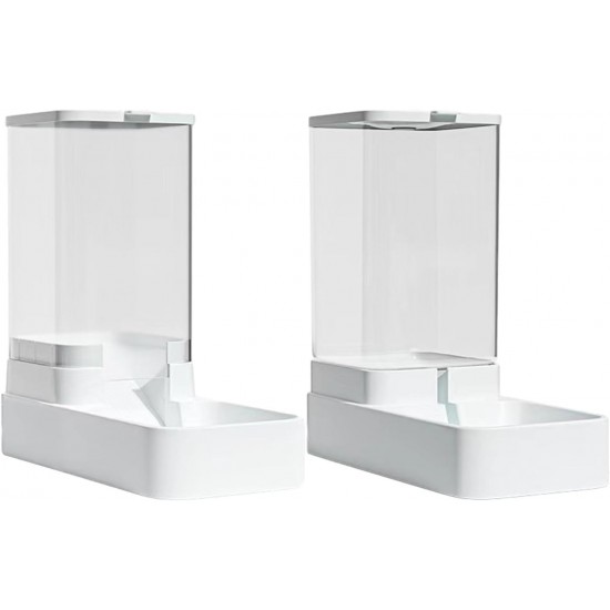 Automatic Food and Water Dispenser for Dogs, Cats - Automatic Cat Feeder | Without Electricity, Travel Feeder Cat Water Dispenser | For Small, Medium and Large Pets Automatic Food and Water Dispenser for Dogs, Cats - Automatic Cat Feeder | Without Electricity, Travel Feeder Cat Water Dispenser | For Small, Medium and Large Pets