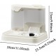 Automatic Food and Water Dispenser for Dogs, Cats, 2-in-1 Feeder and Water Dispenser, Gravity Cat Food, Automatic Cat Food, Water Dispenser for Small, Medium Pets Automatic Food and Water Dispenser for Dogs, Cats, 2-in-1 Feeder and Water Dispenser, Gravity Cat Food, Automatic Cat Food, Water Dispenser for Small, Medium Pets