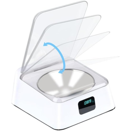 Automatic Opening Lid for Cats, Opens Automatically When Approached, Easy to Clean, Infrared Sensor, Multifunctional Cat Food Automatic for Cats and Dogs Automatic Opening Lid for Cats, Opens Automatically When Approached, Easy to Clean, Infrared Sensor, Multifunctional Cat Food Automatic for Cats and Dogs