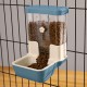Automatic Pet Feeder 800 ml Adjustable Outlet Feeder Power-Free Suitable for Small Animal Cages Rabbit Hutch Rabbit Cat Puppy Guinea Pig Chinchilla Bird (Grey) Automatic Pet Feeder 800 ml Adjustable Outlet Feeder Power-Free Suitable for Small Animal Cages Rabbit Hutch Rabbit Cat Puppy Guinea Pig Chinchilla Bird (Grey)