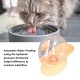 Automatic Pet Water Dispenser, Automatic Gravity Water Dispenser for Cats, Removable Water Bowl for Cats and Dogs, for Kittens, Puppies, Indoor Automatic Pet Water Dispenser, Automatic Gravity Water Dispenser for Cats, Removable Water Bowl for Cats and Dogs, for Kittens, Puppies, Indoor