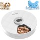Auveach Automatic Cat Wet Food Automatic Feeder with 2 Ice Packs/Intelligent Timer, 6 Meals Automatic Feeder with Protect Paws / Cover Design Auveach Automatic Cat Wet Food Automatic Feeder with 2 Ice Packs/Intelligent Timer, 6 Meals Automatic Feeder with Protect Paws / Cover Design