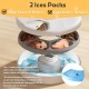 Auveach Automatic Cat Wet Food Automatic Feeder with 2 Ice Packs/Intelligent Timer, 6 Meals Automatic Feeder with Protect Paws / Cover Design Auveach Automatic Cat Wet Food Automatic Feeder with 2 Ice Packs/Intelligent Timer, 6 Meals Automatic Feeder with Protect Paws / Cover Design