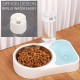 BELLE VOUS Blue Automatic Pet Water Dispenser/Feeder - 500ml/17oz Water Bottle - 650ml/22oz Stainless Steel Bowl - Water/Feeding Bowl for Puppies, Kittens, Rabbits BELLE VOUS Blue Automatic Pet Water Dispenser/Feeder - 500ml/17oz Water Bottle - 650ml/22oz Stainless Steel Bowl - Water/Feeding Bowl for Puppies, Kittens, Rabbits