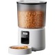 BEMOONY 5L Automatic Cat Feeder with Programmable Timer, 1-6 Meals a Day, Cat Feeder with Press Lid and 10s Recording Function (Black)