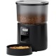 BEMOONY 5L Automatic Cat Feeder with Programmable Timer, 1-6 Meals a Day, Cat Feeder with Press Lid and 10s Recording Function (Black)