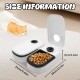 BIZOI Automatic Cat Feeder, Automatic Feeder for Cats, Automatic Feeder Cat Wet Food, Automatic Feeder Dog for Cats, Small Dogs, Wet, Dry Food