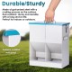 BREUAILY Automatic Cat Feeder for 2 Cats, 10 L Automatic Feeder, Cat Dry Food with Double Funnel, Gravity Cat Feeder for Small Dogs, Cats BREUAILY Automatic Cat Feeder for 2 Cats, 10 L Automatic Feeder, Cat Dry Food with Double Funnel, Gravity Cat Feeder for Small Dogs, Cats