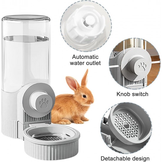BYZESTY Drinking Bottle Rabbit Automatic Pack of 2 Rabbit Drinkers Automatic Food and Water Dispenser, Automatic Feeder Hanging for Cats, Guinea Pigs, Hamsters, Rabbits BYZESTY Drinking Bottle Rabbit Automatic Pack of 2 Rabbit Drinkers Automatic Food and Water Dispenser, Automatic Feeder Hanging for Cats, Guinea Pigs, Hamsters, Rabbits