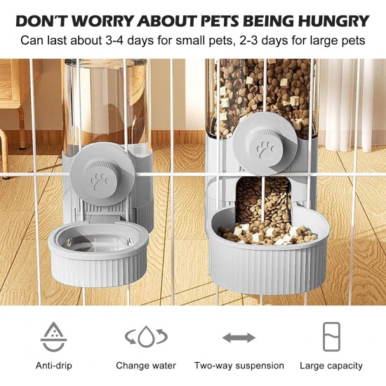 BYZESTY Drinking Bottle Rabbit Automatic Pack of 2 Rabbit Drinkers Automatic Food and Water Dispenser, Automatic Feeder Hanging for Cats, Guinea Pigs, Hamsters, Rabbits BYZESTY Drinking Bottle Rabbit Automatic Pack of 2 Rabbit Drinkers Automatic Food and Water Dispenser, Automatic Feeder Hanging for Cats, Guinea Pigs, Hamsters, Rabbits