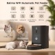 Balimo Automatic Cat Feeder 2.4G WiFi, Cat Food Automatic 3L, Cat Feeder with Night Light and Stainless Steel Bowl, Automatic Feeder, 1 to 10 Meals, Suitable for Dogs and Cats, Black Balimo Automatic Cat Feeder 2.4G WiFi, Cat Food Automatic 3L, Cat Feeder with Night Light and Stainless Steel Bowl, Automatic Feeder, 1 to 10 Meals, Suitable for Dogs and Cats, Black