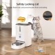 Balimo Automatic Cat Feeder 2.4G WiFi, Cat Food Automatic 3L, Cat Feeder with Night Light and Stainless Steel Bowl, Automatic Feeder, 1 to 10 Meals, Suitable for Dogs and Cats, Black Balimo Automatic Cat Feeder 2.4G WiFi, Cat Food Automatic 3L, Cat Feeder with Night Light and Stainless Steel Bowl, Automatic Feeder, 1 to 10 Meals, Suitable for Dogs and Cats, Black