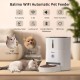 Balimo Automatic Cat Feeder 2.4G WiFi, Cat Food Automatic 3L, Cat Feeder with Night Light and Stainless Steel Bowl, Automatic Feeder, 1 to 10 Meals, Suitable for Dogs and Cats, Black Balimo Automatic Cat Feeder 2.4G WiFi, Cat Food Automatic 3L, Cat Feeder with Night Light and Stainless Steel Bowl, Automatic Feeder, 1 to 10 Meals, Suitable for Dogs and Cats, Black
