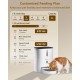Balimo Automatic Cat Feeder 3L, Cat Food Automatic with Programmable Timer, Automatic Feeder Dogs with Night Light, Fresh Lock Technology, Stainless Steel Bowl, 1 to 6 Meals a Day, White Balimo Automatic Cat Feeder 3L, Cat Food Automatic with Programmable Timer, Automatic Feeder Dogs with Night Light, Fresh Lock Technology, Stainless Steel Bowl, 1 to 6 Meals a Day, White