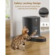 Balimo Automatic Cat Feeder 3L, Cat Food Automatic with Programmable Timer, Automatic Feeder Dogs with Night Light, Fresh Lock Technology, Stainless Steel Bowl, 1 to 6 Meals a Day, White Balimo Automatic Cat Feeder 3L, Cat Food Automatic with Programmable Timer, Automatic Feeder Dogs with Night Light, Fresh Lock Technology, Stainless Steel Bowl, 1 to 6 Meals a Day, White