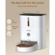 Balimo Automatic Cat Feeder 3L, Cat Food Automatic with Programmable Timer, Automatic Feeder Dogs with Night Light, Fresh Lock Technology, Stainless Steel Bowl, 1 to 6 Meals a Day, White Balimo Automatic Cat Feeder 3L, Cat Food Automatic with Programmable Timer, Automatic Feeder Dogs with Night Light, Fresh Lock Technology, Stainless Steel Bowl, 1 to 6 Meals a Day, White