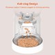 Balimo Automatic Cat Feeder 3L, Cat Food Automatic with Programmable Timer, Automatic Feeder for Cats and Dogs, 1 to 6 Meals a Day, with Stainless Steel Bowl, Black Balimo Automatic Cat Feeder 3L, Cat Food Automatic with Programmable Timer, Automatic Feeder for Cats and Dogs, 1 to 6 Meals a Day, with Stainless Steel Bowl, Black