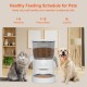 Balimo Automatic Cat Feeder 3L, Cat Food Automatic with Programmable Timer, Automatic Feeder for Cats and Dogs, 1 to 6 Meals a Day, with Stainless Steel Bowl, Black Balimo Automatic Cat Feeder 3L, Cat Food Automatic with Programmable Timer, Automatic Feeder for Cats and Dogs, 1 to 6 Meals a Day, with Stainless Steel Bowl, Black