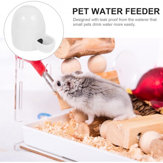 Baluue Automatic Pet Water Bottle Water Dispenser for Small Animals Ceramic Water Dispenser for Bird Hedgehog Hamster Cat Food Bowl Baluue Automatic Pet Water Bottle Water Dispenser for Small Animals Ceramic Water Dispenser for Bird Hedgehog Hamster Cat Food Bowl