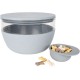 Bamboo Treat Jar - Ice Blue Bamboo Treat Jar - Ice Blue