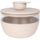 Bamboo Treat Jar - Ice Blue Bamboo Treat Jar - Ice Blue