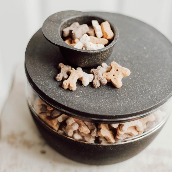 Bamboo Treat Jar - Ice Blue Bamboo Treat Jar - Ice Blue