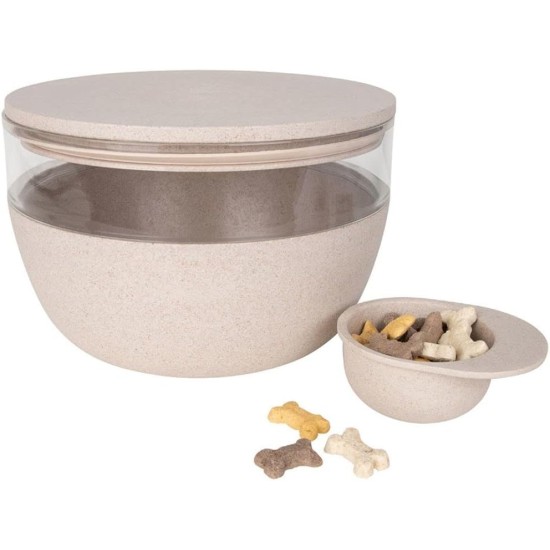 Bamboo Treat Jar - Ice Blue Bamboo Treat Jar - Ice Blue