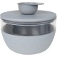 Bamboo Treat Jar - Ice Blue Bamboo Treat Jar - Ice Blue