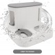 Belle Vous Automatic 2-in-1 Gravity Water Dispenser and Feeder Cat & Dog - 850 ml - Feeder for Cats, Dogs, Kittens & Puppies - Easy to Clean, for Wet/Dry Food Belle Vous Automatic 2-in-1 Gravity Water Dispenser and Feeder Cat & Dog - 850 ml - Feeder for Cats, Dogs, Kittens & Puppies - Easy to Clean, for Wet/Dry Food