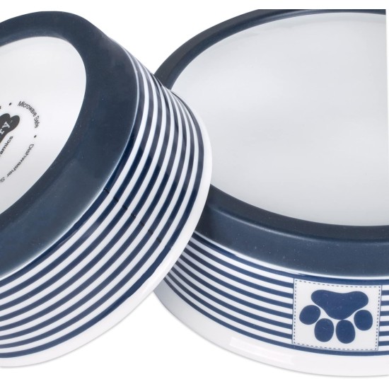 Bone Dry, Pet Bowl, Removable Silicone Ring, Non-Slip Base, Safe Feeding, Less Mess, Microwave and Dishwasher Safe, Single Bowl, Small Set, 4.25 x 2 Inch, Grey, Pack of 2 Bone Dry, Pet Bowl, Removable Silicone Ring, Non-Slip Base, Safe Feeding, Less Mess, Microwave and Dishwasher Safe, Single Bowl, Small Set, 4.25 x 2 Inch, Grey, Pack of 2