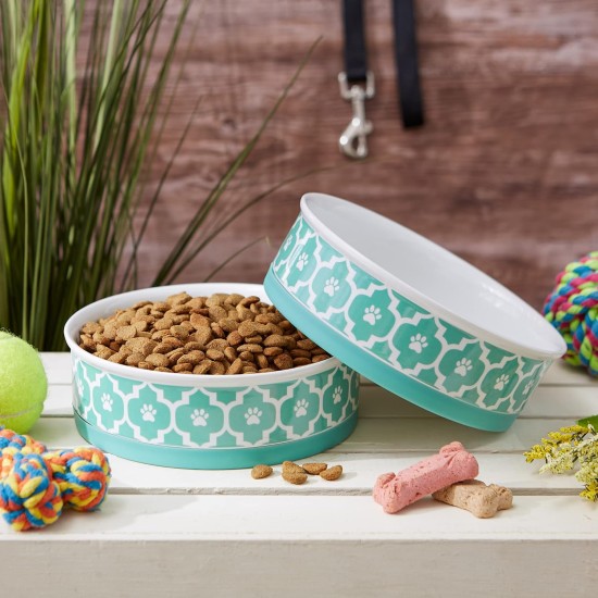 Bone Dry, Pet Bowl, Removable Silicone Ring, Non-Slip Base, Safe Feeding, Less Mess, Microwave and Dishwasher Safe, Single Bowl, Small Set, 4.25 x 2 Inch, Grey, Pack of 2 Bone Dry, Pet Bowl, Removable Silicone Ring, Non-Slip Base, Safe Feeding, Less Mess, Microwave and Dishwasher Safe, Single Bowl, Small Set, 4.25 x 2 Inch, Grey, Pack of 2